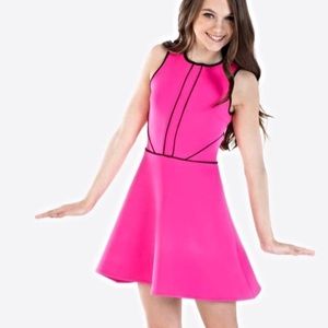 Miss Behave Kate Hot Pink Dress